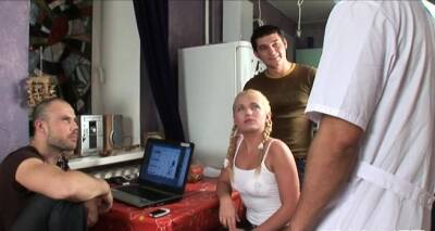 Astounding russian blonde woman 's sissy is drilled - Russia on girlsporntube.one