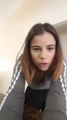 Lovely Girl In Skirt Bored On Periscope on girlsporntube.one