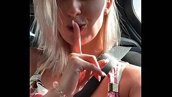 OMG! Secretly fingered to orgasm in the taxi. - Germany on girlsporntube.one