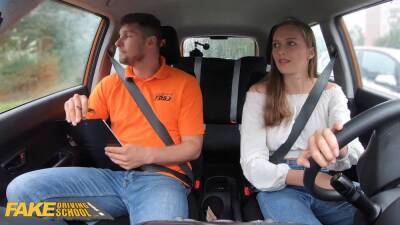 Driving school - Stacy Cruz gets fucked by her driving instructor on girlsporntube.one