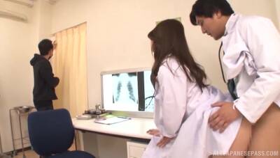 Japanese nurse pleases the doctor with what he wants - Japan on girlsporntube.one