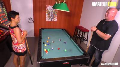 Rough Sex On The Pool Table With Slutty German Wife - Germany on girlsporntube.one