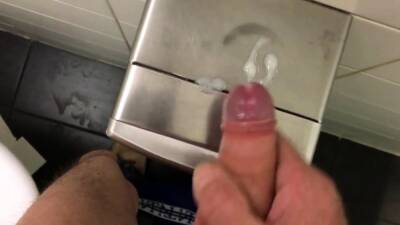 Cumshot Compilation Public Restroom 2018 on girlsporntube.one