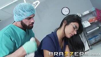 Doctors Adventure - (Shazia Sahari) - Doctor pounds Nurse while patient is out cold - Brazzers on girlsporntube.one