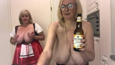 Oktoberfest - 2 busty topless blondes - Fetish - Germany on girlsporntube.one