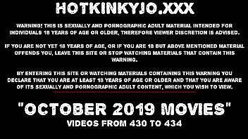 OCTOBER 2019 News at HOTKINKYJO site: double anal fisting, prolapse, public nudity, large dildos on girlsporntube.one