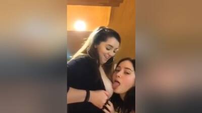 Kissing Each Others Tits on girlsporntube.one