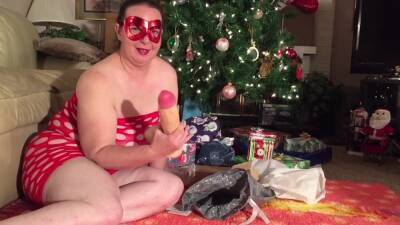 Christmas Eve Unboxing if My New 12 Inch Cock - Masturbation on girlsporntube.one