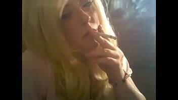 Blonde British MILF Tina Snua Smokes A Menthol Cigarette - Britain on girlsporntube.one