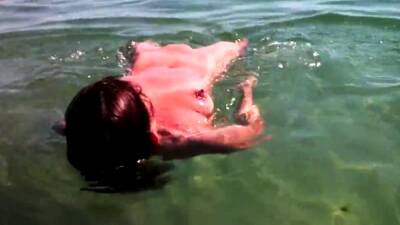 Swimming naked on girlsporntube.one