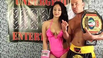 UIWP ENTERTAINMENT KING OF INTERGENDER SPORTS Big Breast Babe in her first Video ! on girlsporntube.one