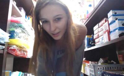 My daring masturbation in the store on girlsporntube.one