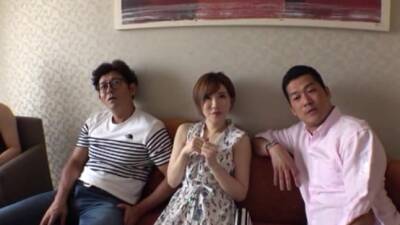 Japanese wife shared by two men in hot homemade cam trio - Japan on girlsporntube.one