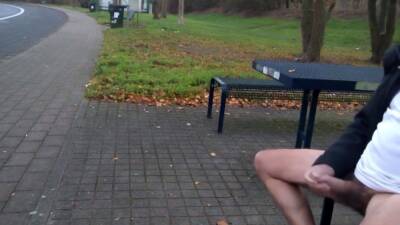 German daddy wanking outdoor - Germany on girlsporntube.one