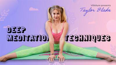 Frisky blonde cutie Taylor Blake is ready to have fun with you in virtual reality on girlsporntube.one