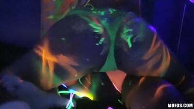 Blacklight Foursome - Madrid - mofos on girlsporntube.one