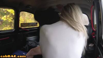 Bigtit blonde cabbie blows and rides dick on backseat on girlsporntube.one