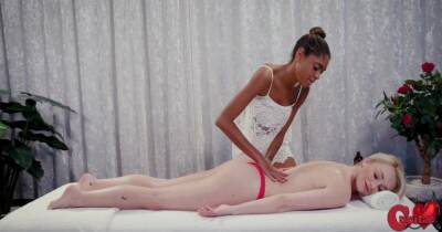 Not A Normal Massage And - Luna Corazon And Marilyn Sugar - Czech Republic on girlsporntube.one