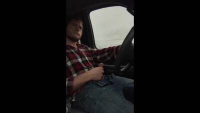 Jerking cock while driving in my car on girlsporntube.one