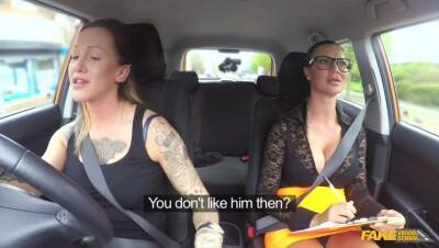 Strap On Fun for New Driver - Madrid on girlsporntube.one