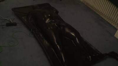 Latex Vacuum Bed Self Bondage - Germany on girlsporntube.one