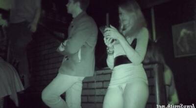 Got naked in a dark corner of a club - Russia on girlsporntube.one