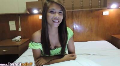 Authentic Filipina girl with puffy dark nipples Yumi gets her muff nailed - Philippines on girlsporntube.one