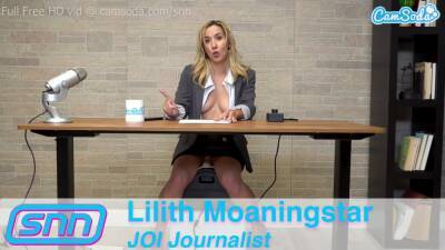 JOI reporter Lilith Moaningstar masturbating on girlsporntube.one