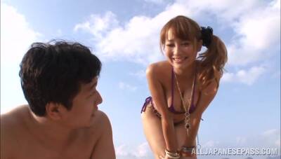 Slim Japanese hon likes cock on holiday - Japan on girlsporntube.one