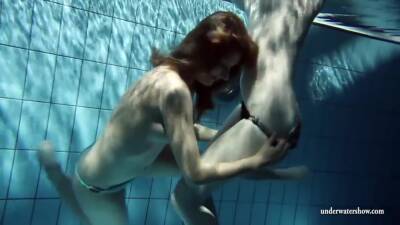 Zuzana And Lucie Underwater Swimming Lesbos on girlsporntube.one