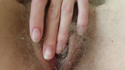 Upclose Clit Orgasm Playing With Hairy Pussy Kate Coconut on girlsporntube.one