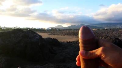 Masturbation beach in front two girls with cum on girlsporntube.one