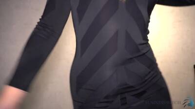 Beauty in little black dress rides dick business bitch on girlsporntube.one