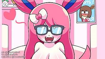 Nerdy Javi - Anthro Sylveon on girlsporntube.one