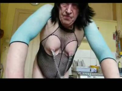 CD long heavy Pain on my nipples on girlsporntube.one