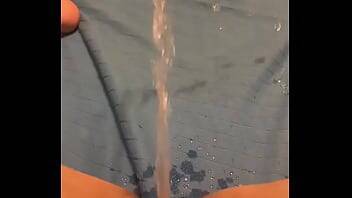 Pissing all over on girlsporntube.one