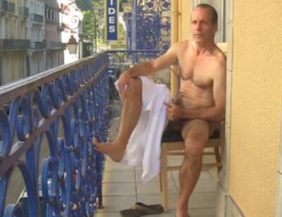 Daddy on balcony on girlsporntube.one