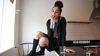 School Girl Smoking SPH - Ella Dearest - Britain on girlsporntube.one