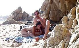 Couple Caught Having Amateur Sex At Public Beach Part1 on girlsporntube.one