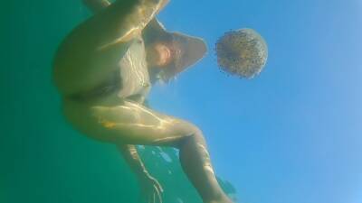 Totaly Naked Underwater # Risky Swim With My New Friends on girlsporntube.one