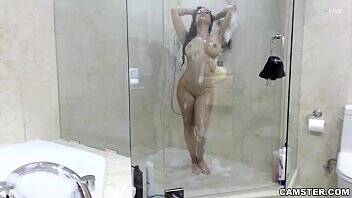 Abella Anderson Camgirl Bubble Bath, Shower and Blowjob LIVE on Camster.com - Cuba on girlsporntube.one