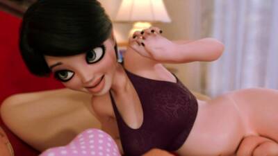 Movie night 01 - 3D Futanari Animation (ENG Voices) on girlsporntube.one