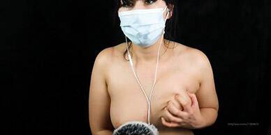 Masked Asmr Porn Topless Vibrator Video on girlsporntube.one