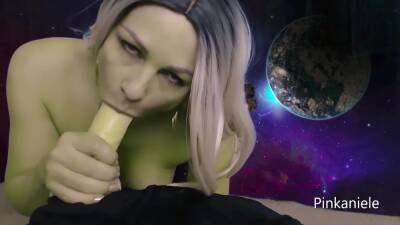 Pinkdaniele - Black Hole-hot Blonde Milf Dildo Sucking on girlsporntube.one