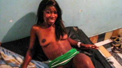 Round Ass Amateur Ebony Cutie Craves Delish White Dick on girlsporntube.one