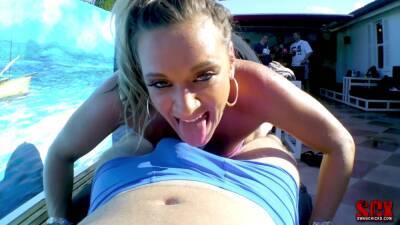 Tucker Stevens In Give Me Blowjob On The Roof on girlsporntube.one