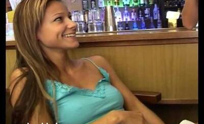 Hairy Teens in Bar on girlsporntube.one