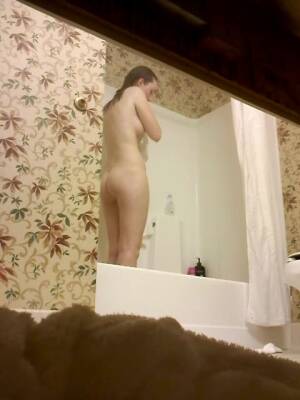 Kasey shower voyeur spy on girlsporntube.one