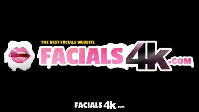 FACIAL4K Multiple Cum Explosion Facials All Over Friendly Neighbor on girlsporntube.one