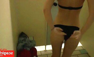 Amateur teen fuck in the changing room on girlsporntube.one